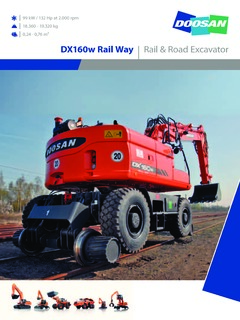 Doosan DX160W Rail Way Specifications
