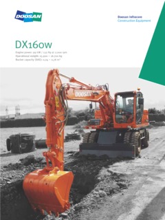 Doosan DX160W Specifications