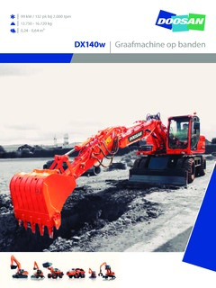Doosan DX140W Specifications