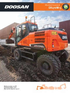 Doosan DX170W-5 Specifications