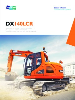 Doosan DX140LCR Specifications