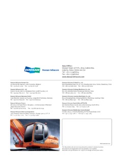 Doosan DX180LC Specifications