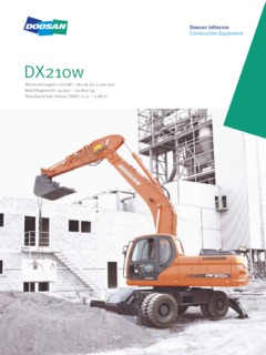Doosan DX210W Specifications