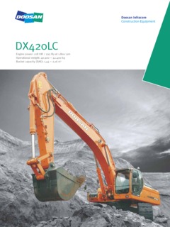 Doosan DX420LC Specifications