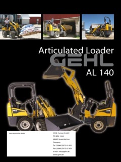 Gehl AL 140 Specifications