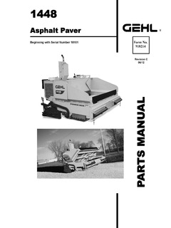 Gehl 1448 Plus Specifications