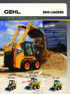 Gehl R165 Specifications