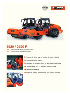 Hamm 3520 P Specifications