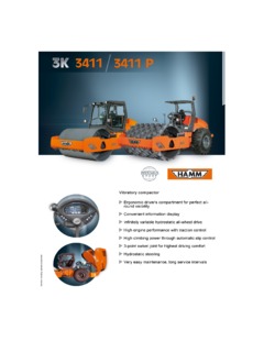 Hamm 3411 P Specifications