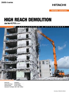 Hitachi Construction Machinery ZX470LCH-5B Specifications