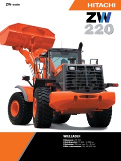 Hitachi Construction Machinery ZW220 Specifications