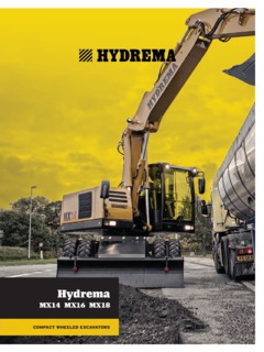 Hydrema MX18 Specifications