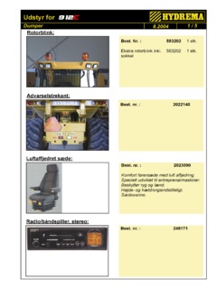 Hydrema 912C Specifications