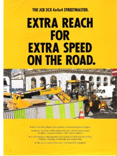 JCB 2CX Specifications