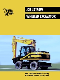 JCB JS175W Specifications