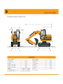 JCB JS130 LC Specifications
