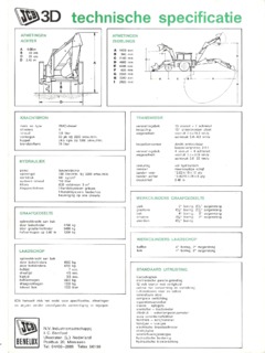 JCB 3D Specifications