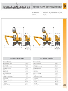 JCB JS200W WASTEMASTER MH Specifications