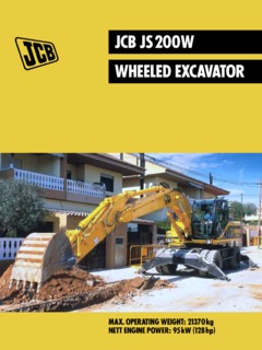 JCB JS200W Specifications