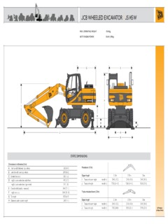 JCB JS145W Specifications