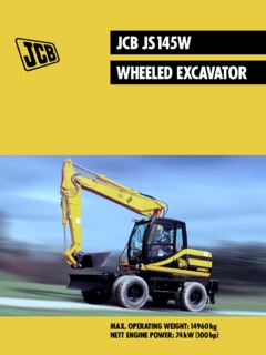 JCB JS145W Specifications