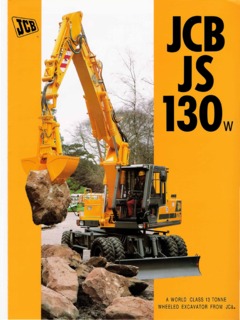 JCB JS130W Specifications