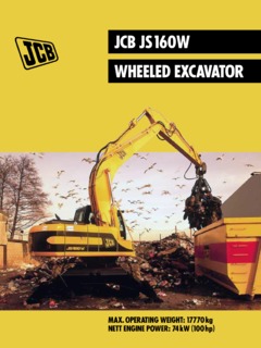 JCB JS160W Specifications