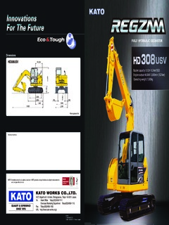 Kato HD308USV Specifications