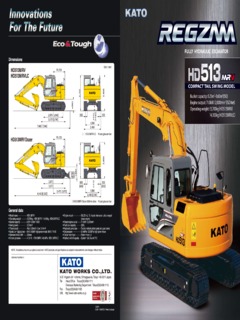 Kato HD513MRV Specifications
