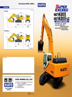 Kato HD1430 III-LC Specifications