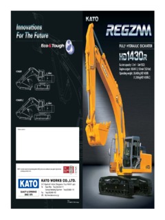 Kato HD1430R Specifications