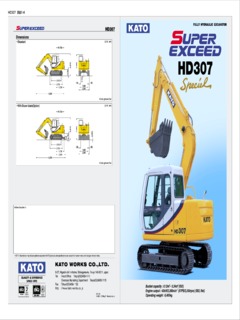 Kato HD307 Specifications