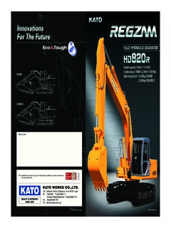 Kato HD820R Specifications