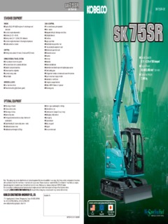 Kobelco SK75SR Specifications