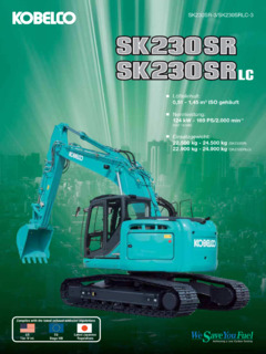Kobelco SK230SR-3 Specifications