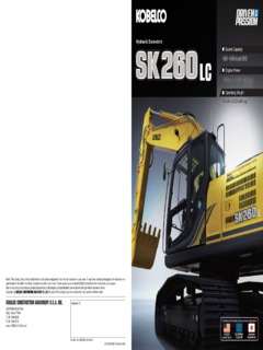 Kobelco SK260LC-9 Specifications