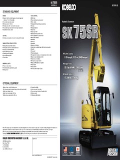 Kobelco SK75SR-3E Specifications