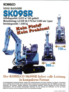 Kobelco SK09SR Specifications