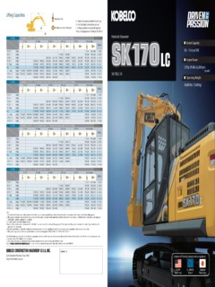 Kobelco SK170LC-10 Specifications