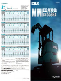 Kobelco SK55SRX Specifications