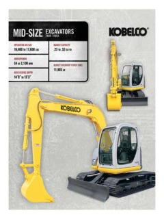 Kobelco 80CS Specifications