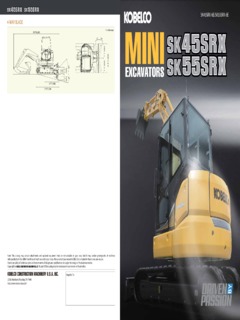 Kobelco SK55SRX-6E Specifications