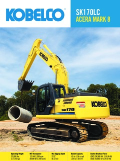 Kobelco SK170LC Specifications