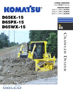 Komatsu D65WX-15 Specifications