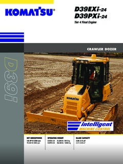Komatsu D39PXi-24 Specifications