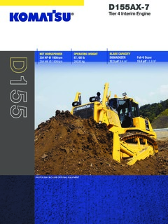 Komatsu D155AX-7 Specifications