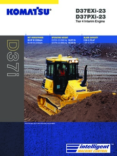 Komatsu D37EXi-23 Specifications