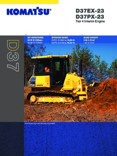 Komatsu D37PX-23 Specifications