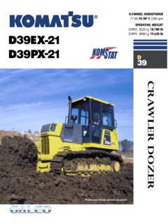 Komatsu D39PX-21 Specifications