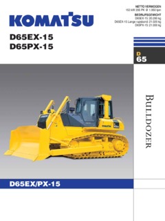 Komatsu D65PX-15 Specifications